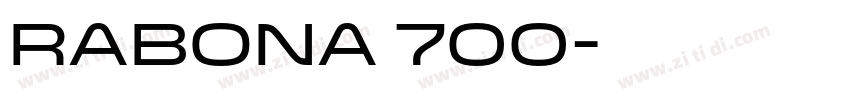 Rabona 700字体转换